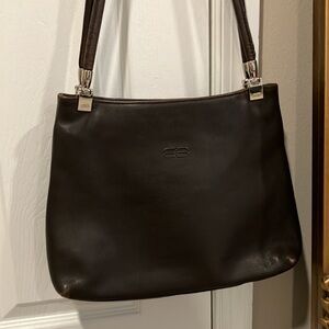 Vintage Balenciaga chocolate brown bag